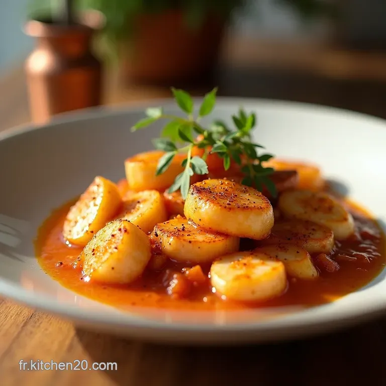 Ragout De Poissons Au Safran Et Fenouil presentation