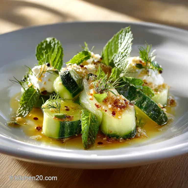 Rata Concombre Et Menthe : La Ratatouille Crue Proven&ccedil;ale Rafra&icirc;chissante presentation