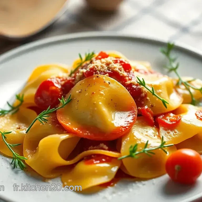 Ravioles Maison au Comt&eacute; et Herbes Fra&icirc;ches