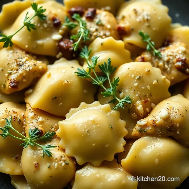 Raviolis Fines Herbes au Beurre Brun: A Delicate Dance of Flavor