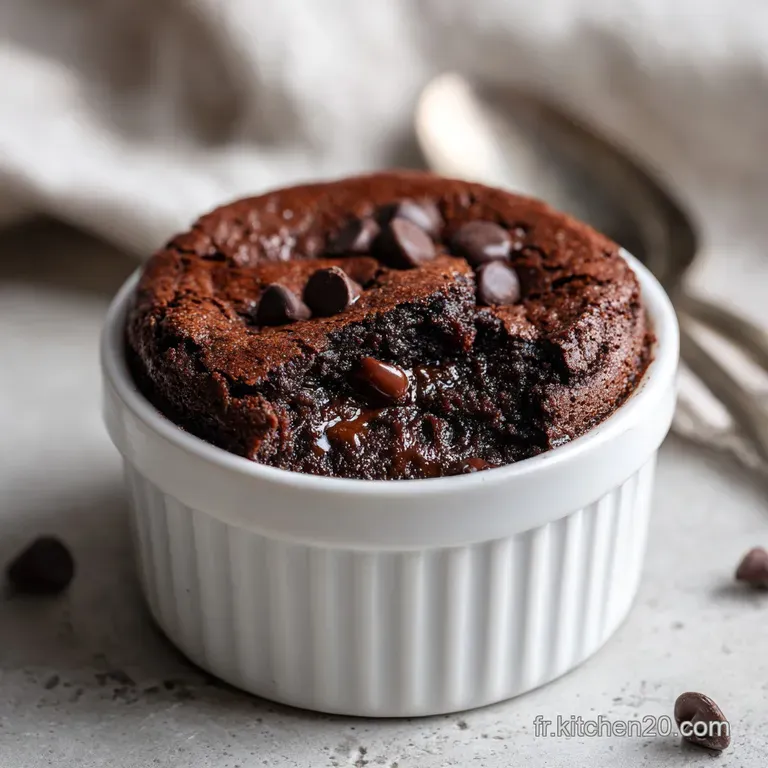 A perfectly cut square of brookie, revealing molten chocolate oozing from its soft, baked layers.