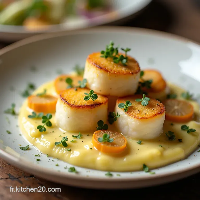 Les Joyaux de la Mer Noix de SaintJacques Po&ecirc;l&eacute;es Beurre Blanc Express