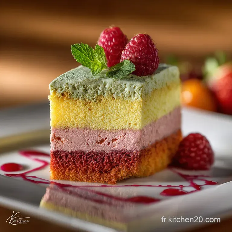 Le G&acirc;teau Napolitain Tricolore Un Classique R&eacute;invent&eacute; Moelleux et A&eacute;rien