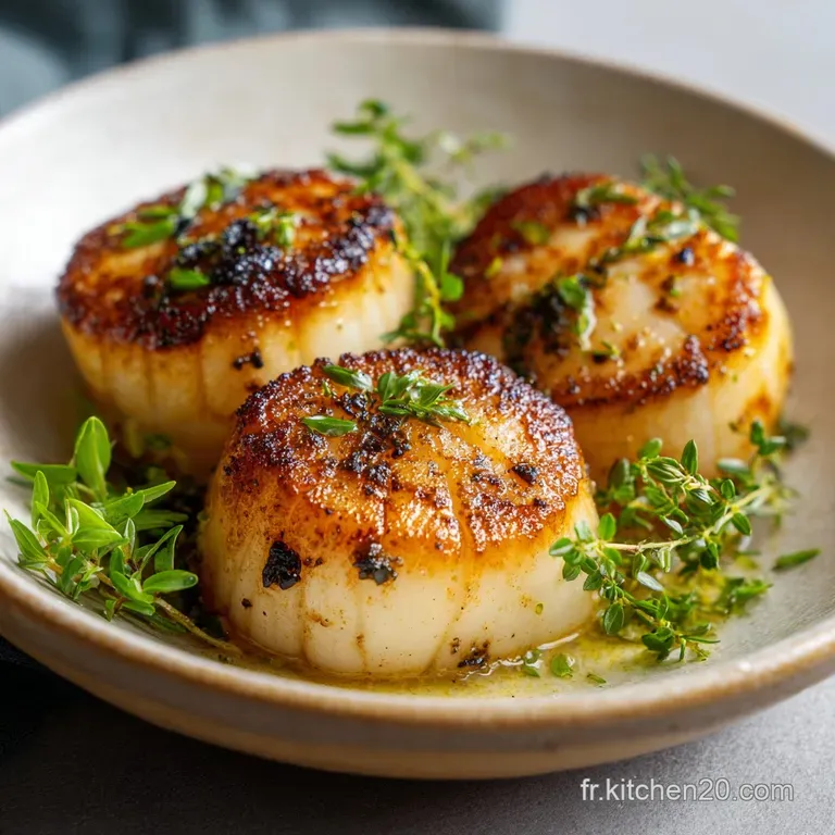 Noix de Saint-Jacques Po&ecirc;l&eacute;es : Recette Facile