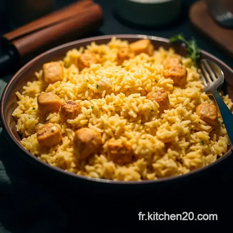 Recette : Poulet Au Riz Au Curry &ndash; Un Classique Parfum&eacute; Et R&eacute;confortant presentation