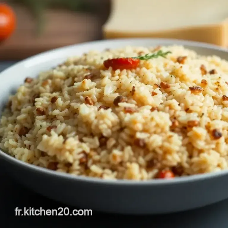 Risotto Au Chorizo &Eacute;pic&eacute; presentation