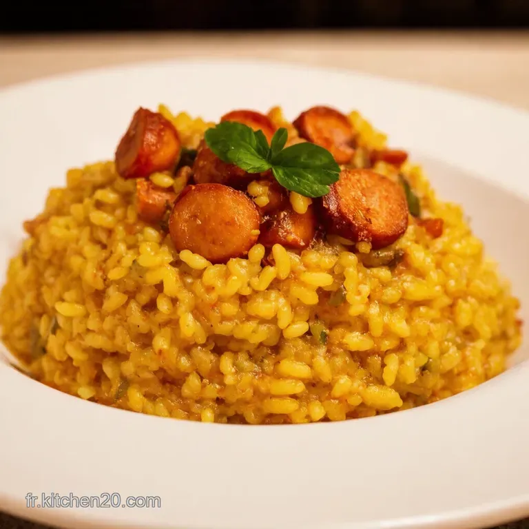 Risotto Au Chorizo Un Peu De Soleil Espagnol Dans Votre Assiette presentation
