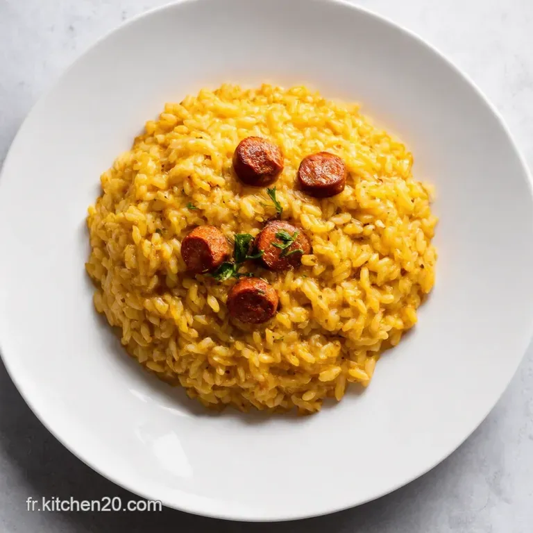 Risotto Au Chorizo Un Peu de Soleil Espagnol dans Votre Assiette