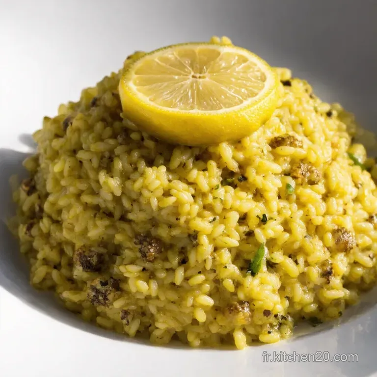 Risotto Printanier au Citron et aux Morilles