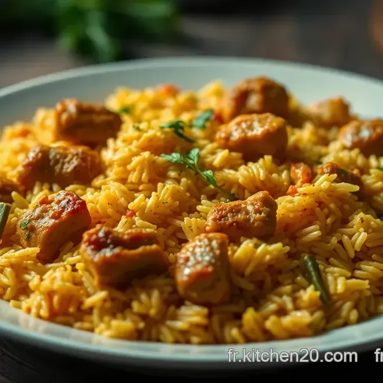 Riz au Poulet Curry : Un Plat Savoureux et &Eacute;pic&eacute;