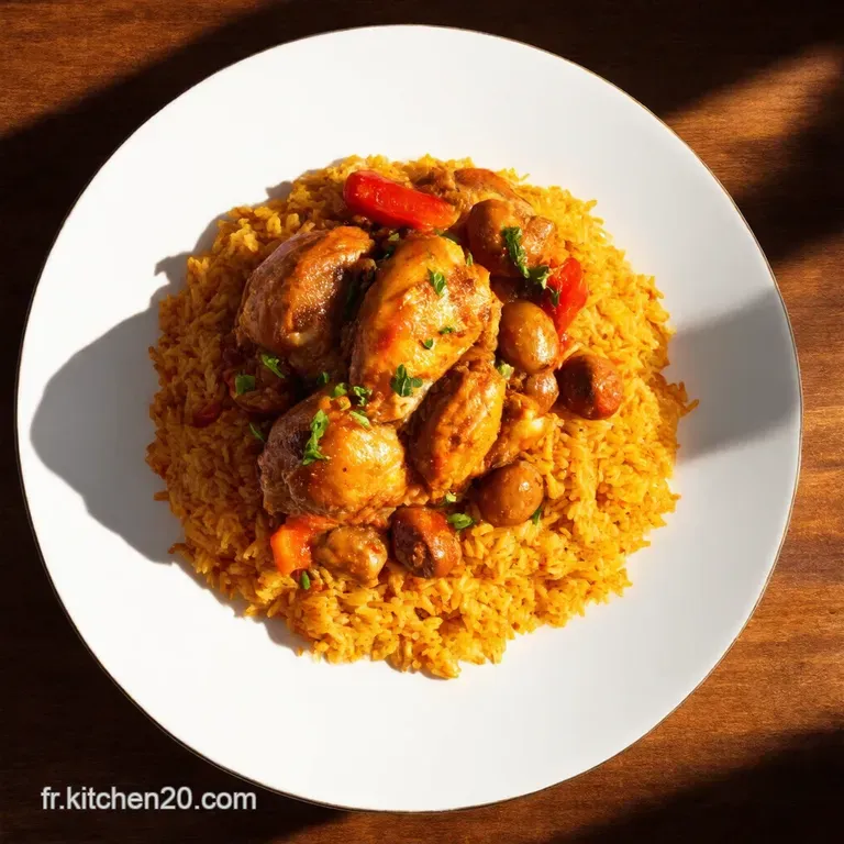 Riz Soleil Merguez Poivrons et Poulet &Eacute;pic&eacute;