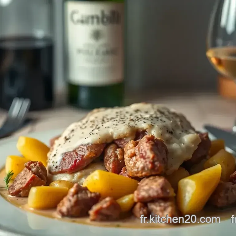 Rognon de b&oelig;uf &agrave; la cr&egrave;me et au vin blanc &ndash; un classique du terroir fran&ccedil;ais