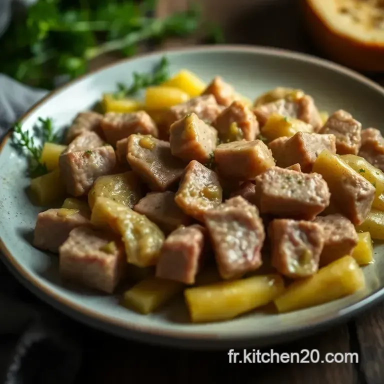 Rognon De Veau Saut&eacute; &Agrave; La Moutarde Et Aux &Eacute;chalotes presentation