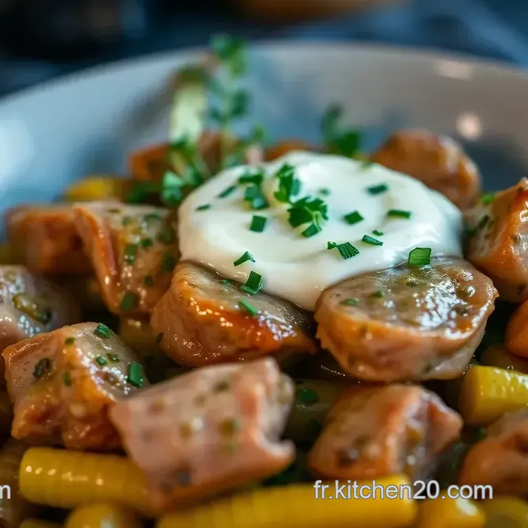 Rognon de Veau Saut&eacute; &agrave; la Moutarde et aux &Eacute;chalotes