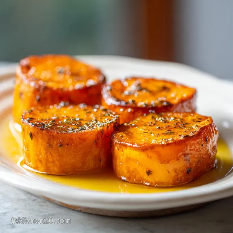 A stack of glossy honey rounds, beautifully arranged to highlight their tender texture and inviting amber hues.