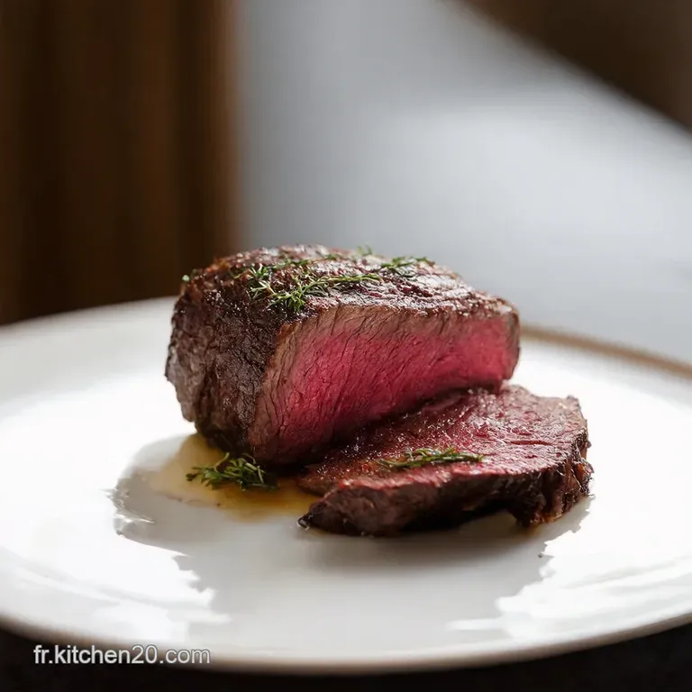 R&ocirc;ti de Boeuf Fondant &agrave; lAil et aux Herbes