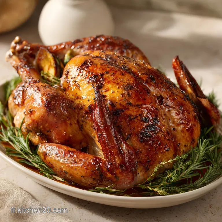 R&ocirc;ti de Dinde Moelleux et Dor&eacute;