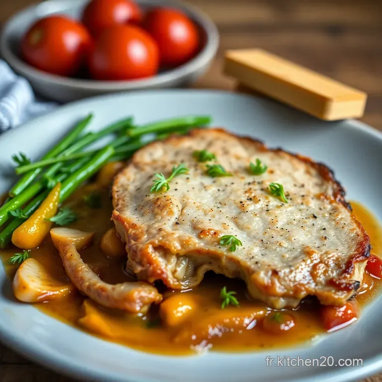 R&ocirc;ti de Porc &agrave; la Dijonnaise