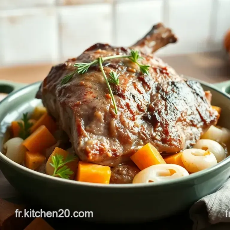 R&ocirc;ti de Veau &agrave; la Cocotte : Un Plat R&eacute;confortant et Savoureux