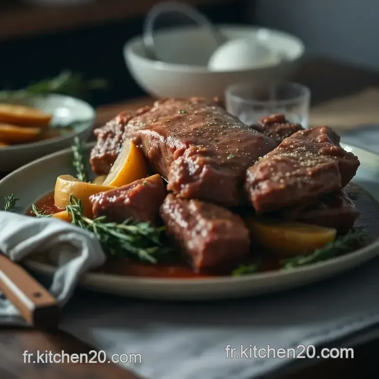 R&ocirc;ti De Veau &Agrave; La Proven&ccedil;ale : Savoir La Cuisson Parfaite presentation