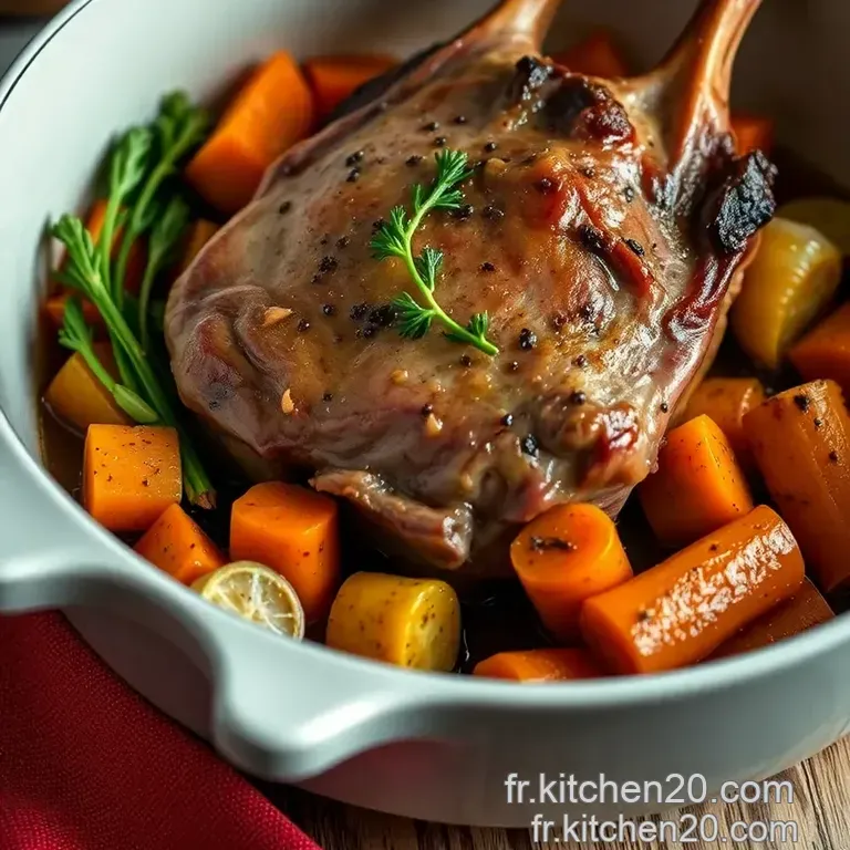 R&ocirc;ti De Veau En Cocotte &Agrave; La Fran&ccedil;aise Tendre Et Parfum&eacute; presentation