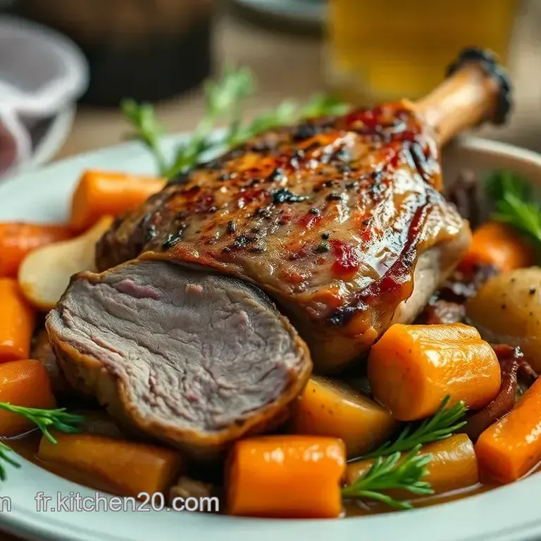 R&ocirc;ti de Veau en Cocotte &agrave; la Fran&ccedil;aise tendre et parfum&eacute;