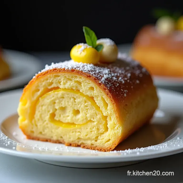 Rouleau de G&acirc;teau de P&acirc;ques Un Dessert Festif et Printanier