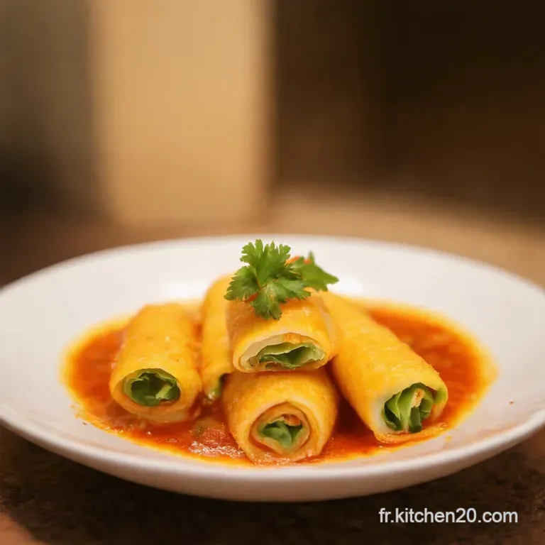 Rouleaux D&eacute;t&eacute; V&eacute;gans Croquants Et Dip Gourmand presentation