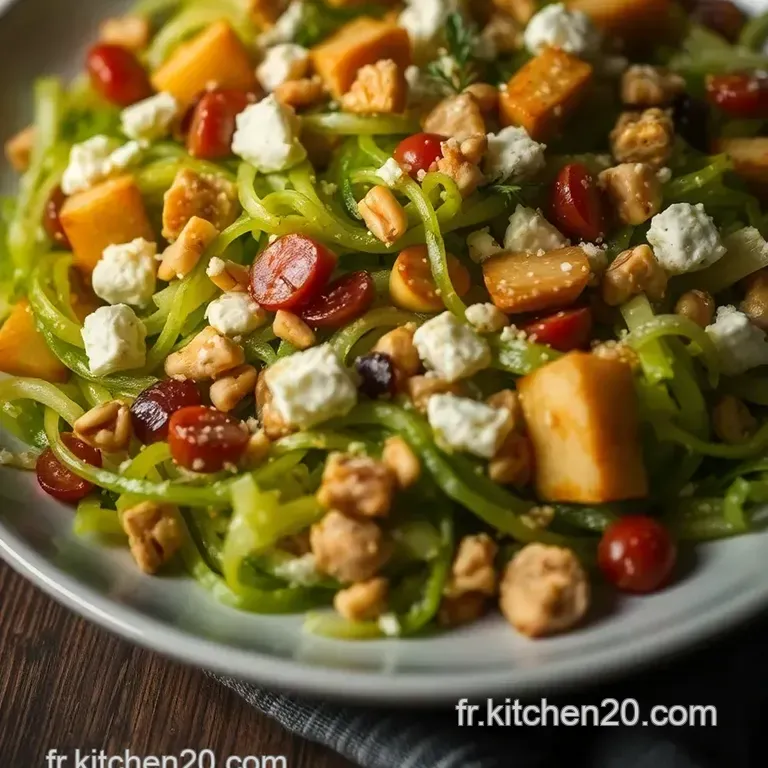 Salade Croquante De C&eacute;leri Branche Aux Noix Et Vinaigrette Moutarde presentation