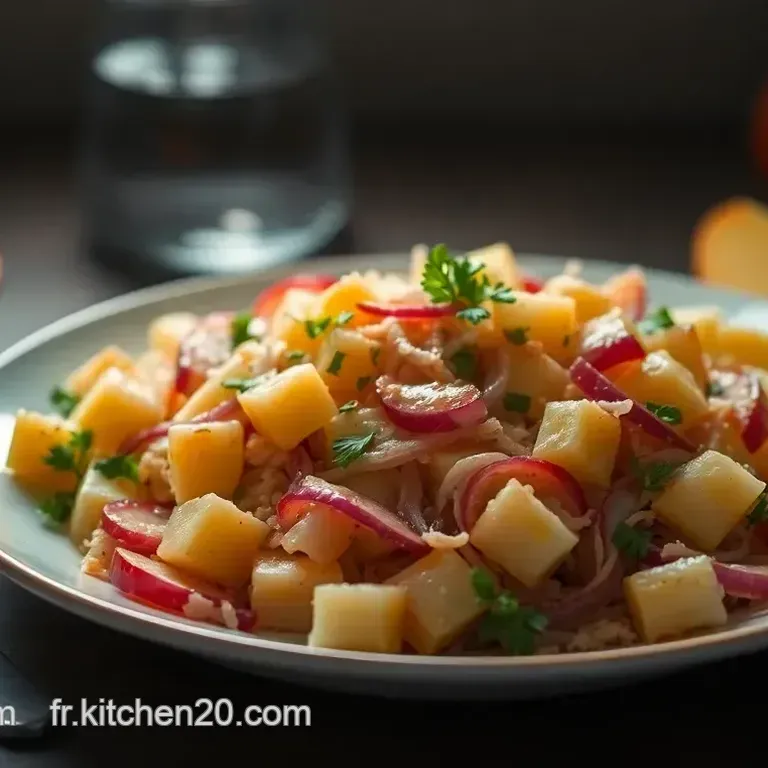 Salade de Hareng et Pommes de Terre: Un D&eacute;lice de la Mer