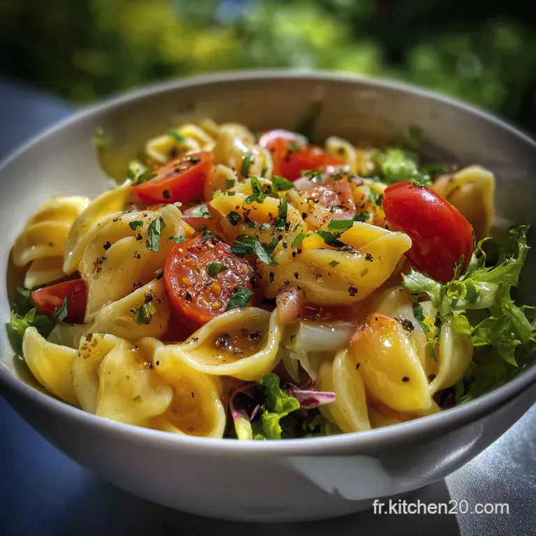 Salade De P&acirc;tes : La Version Proven&ccedil;ale Fra&icirc;cheur presentation