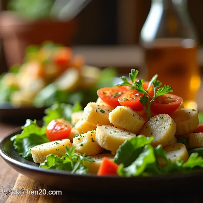 Salade De P&acirc;tes Ranch &Agrave; La Fran&ccedil;aise presentation