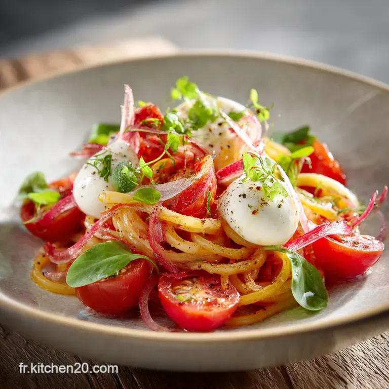 Salade De P&acirc;tes Tomates Et Mozzarella : La Caprese Parfaite Pour L&eacute;t&eacute; presentation