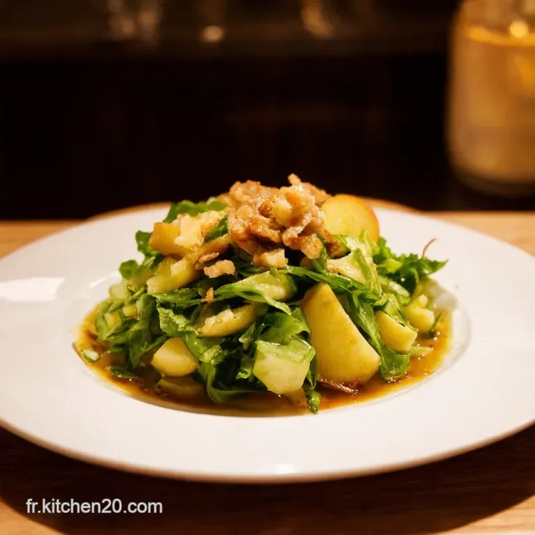 Salade De Pommes De Terre Au Hareng Version Bistrot Chic presentation