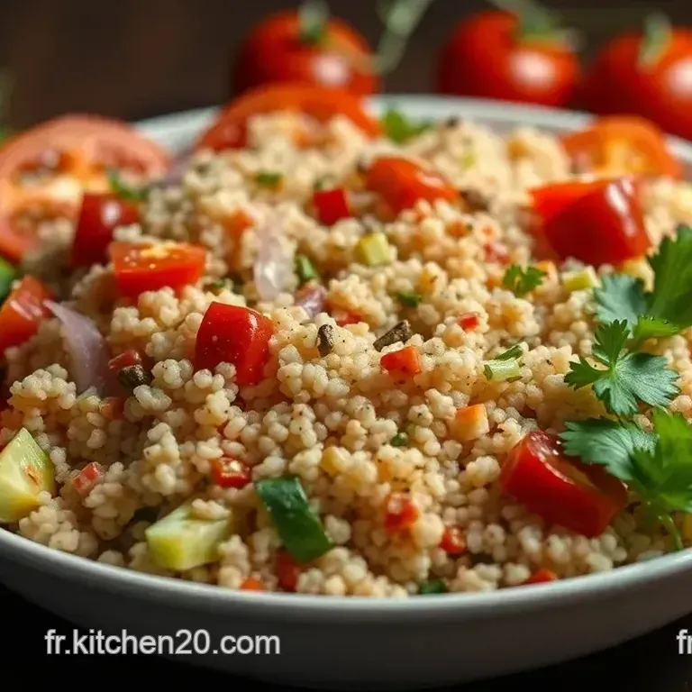 Salade de Quinoa aux L&eacute;gumes Grill&eacute;s Fa&ccedil;on Provence