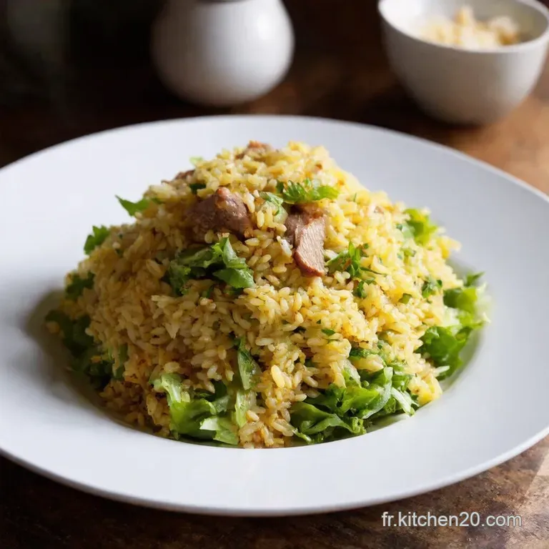 Salade De Riz Au Thon Comme &Agrave; La Maison presentation