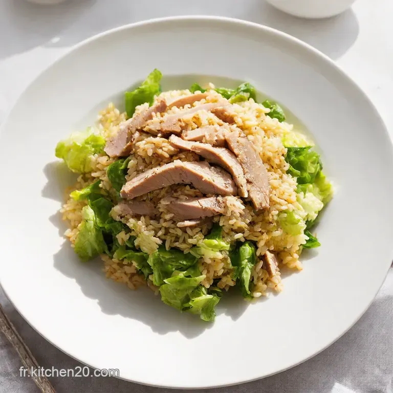 Salade de Riz au Thon Revisit&eacute;