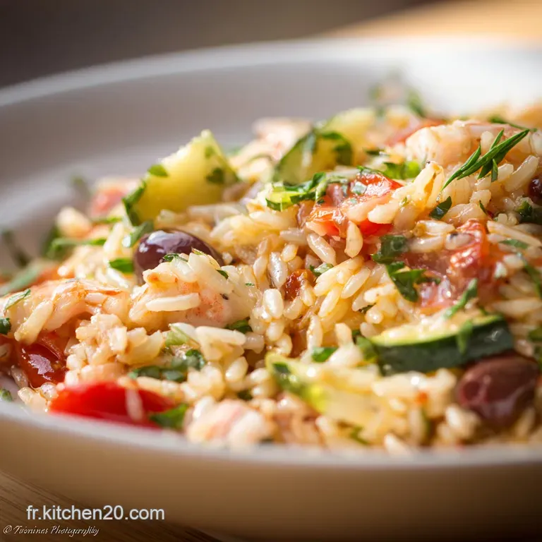 Salade De Riz Proven&ccedil;ale : La Recette Estivale Facile Au Thon presentation