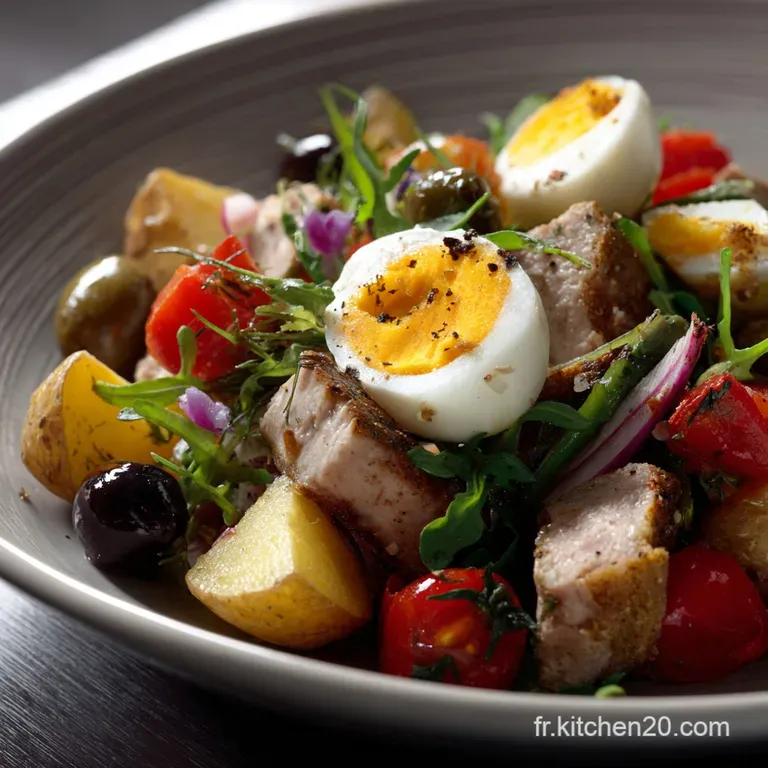 Salade Ni&ccedil;oise La v&eacute;ritable recette traditionnelle et facile de la M&eacute;diterran&eacute;e