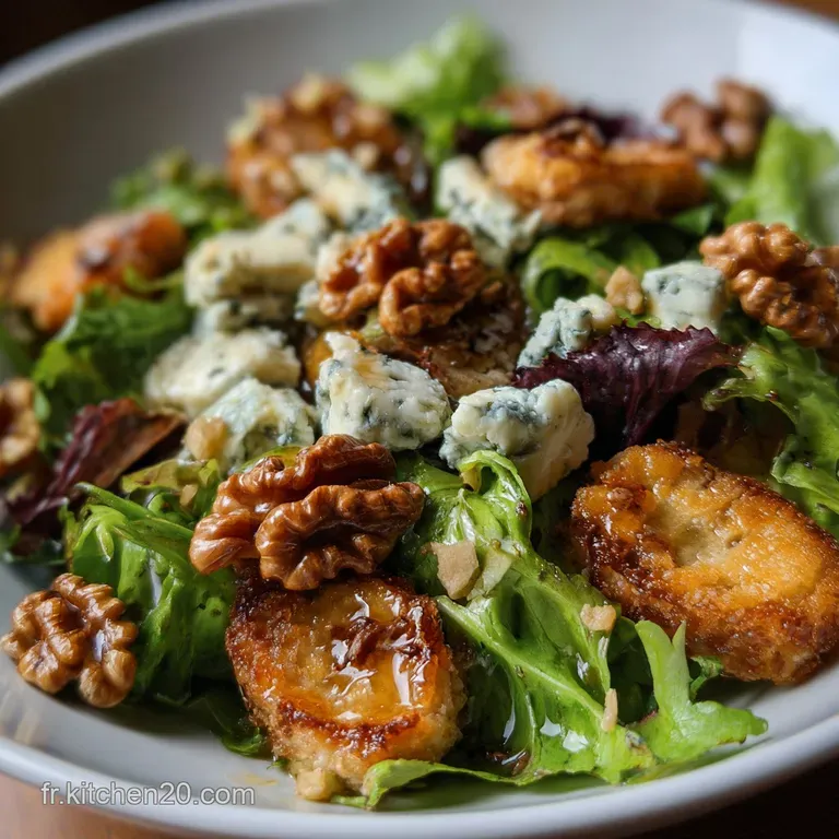 Salade Roquefort Et Noix : Le Classique Aveyronnais presentation