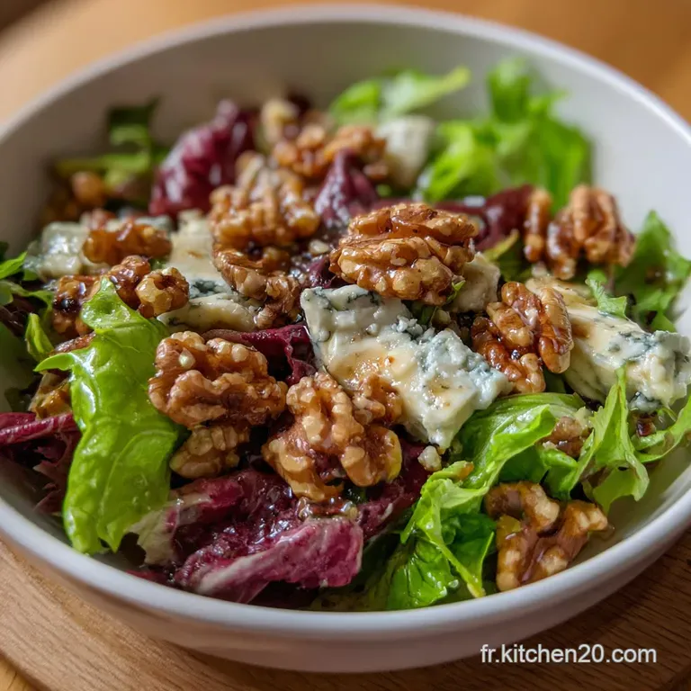 Salade Roquefort et Noix : Le Classique Aveyronnais