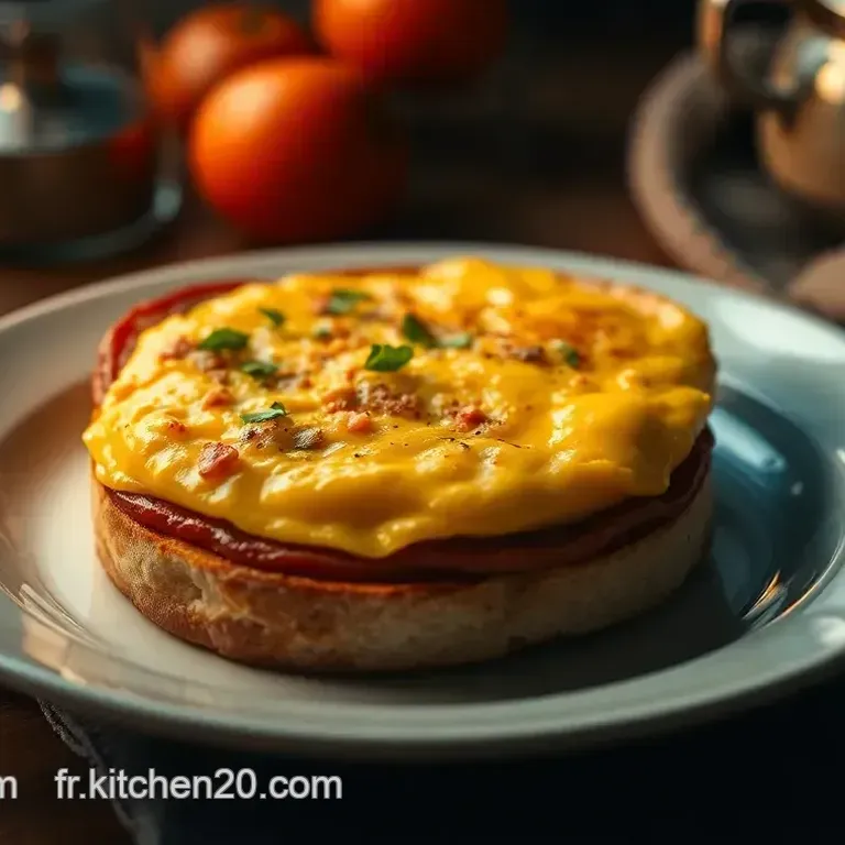 Sandwichs &agrave; l Omelette Fa&ccedil;on Rapide et L&eacute;g&egrave;re