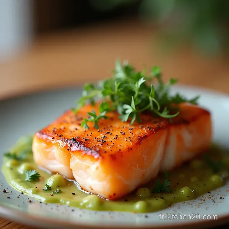 Le Saumon R&ecirc;veur Pav&eacute; de Saumon Cr&eacute;meux aux &Eacute;pinards Tomates S&eacute;ch&eacute;es et Parmesan