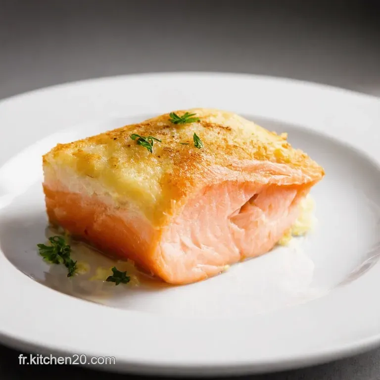 Saumon Cro&ucirc;te Parmesan Croustillant et Fondant