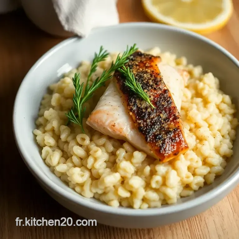 Saumon Et Risotto Cr&eacute;meux : Un D&eacute;lice &Agrave; Partager presentation