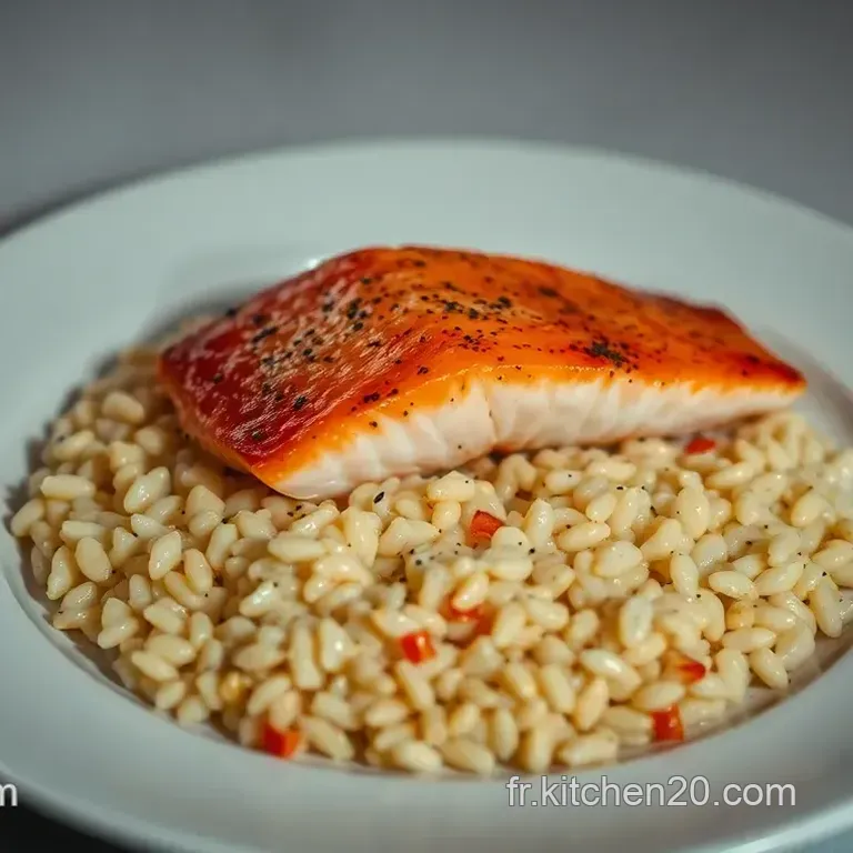 Saumon et Risotto Cr&eacute;meux : Un D&eacute;lice &agrave; Partager