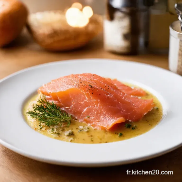 Saumon Gravlax Douceur Scandinave &Agrave; La Fran&ccedil;aise presentation