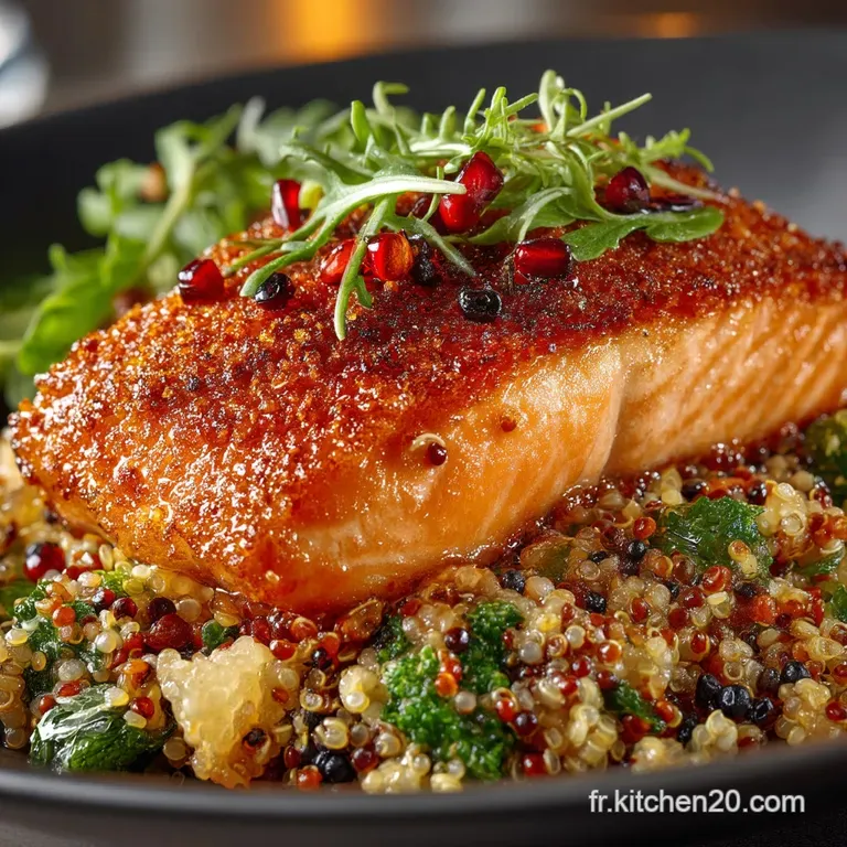 Le Saumon Nordique et son &Eacute;clat V&eacute;g&eacute;tal &agrave; lIG Bas