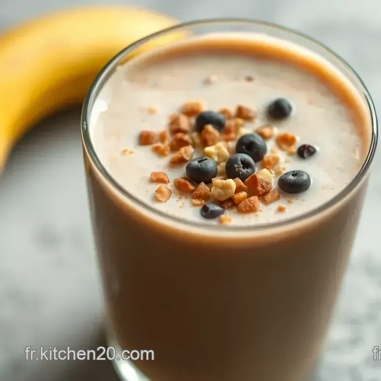 Smoothie Banane D&eacute;licieux et Cr&eacute;meux