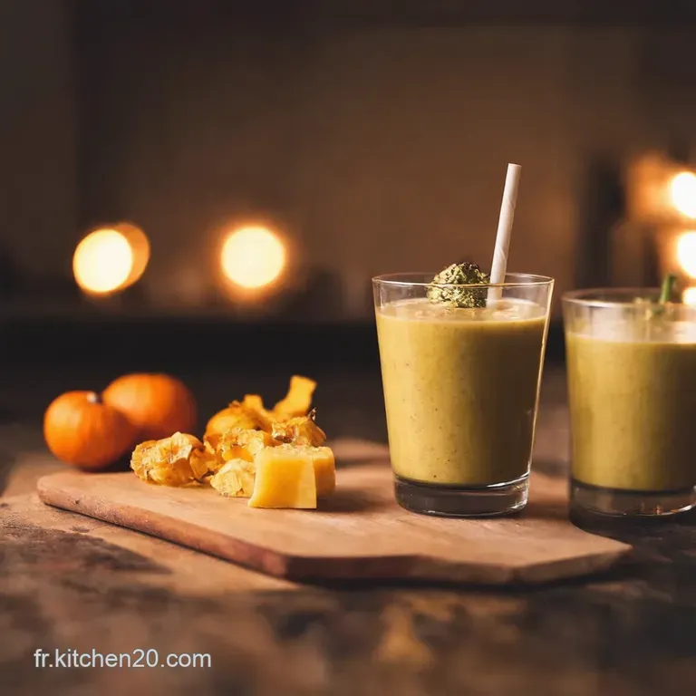 Smoothie Douceur Dautomne Avoine Noix Et Dattes presentation